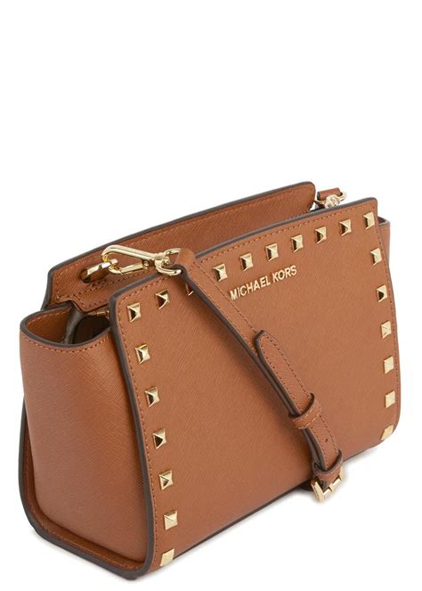 michael kors tan leather purse|michael kors see through purse.